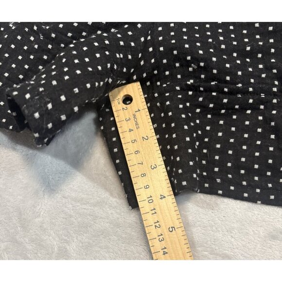 Orange Creek Black & White Polka Dot Romper Women's Size X-Large Casual Preppy - Picture 9 of 14